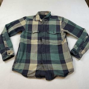 KAVU - carrick bend green button up shacket size M